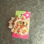 Shabby Flower Hair Clip ove..