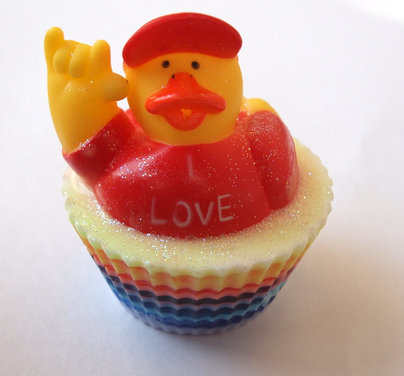 I LOVE YOU ducky soap